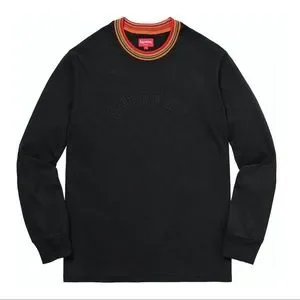 Supreme Shirts Supreme Multicolor Striped Rib Ls Top Poshmark